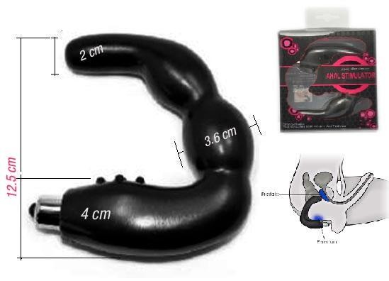 Bad Boy Vibromasseur anal en silicone