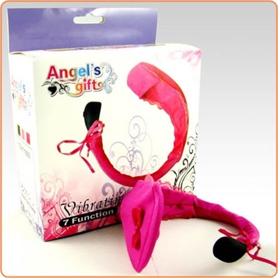 C-String Dentelle Noeud Vibrant (Rose, Violet, Noir)