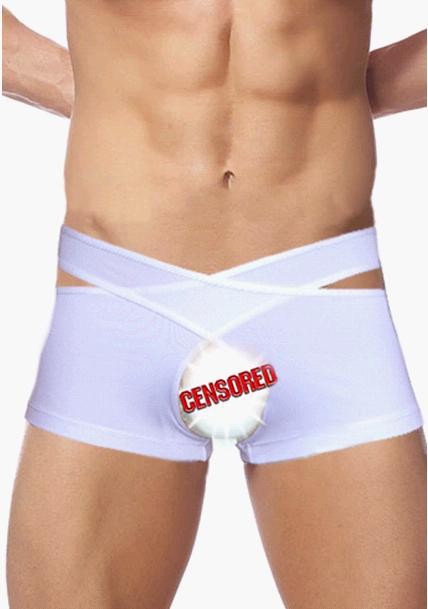 Boxer ouvert Blanc