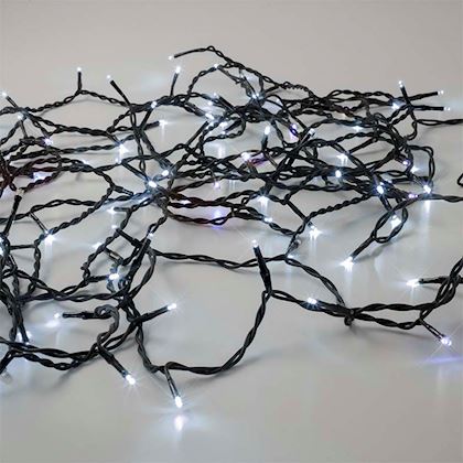 Guirlande de Noël LED pétillant 230V 10m blanc chaud