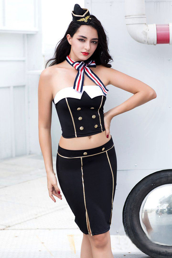 Sky Chic T Air Hostess Costume