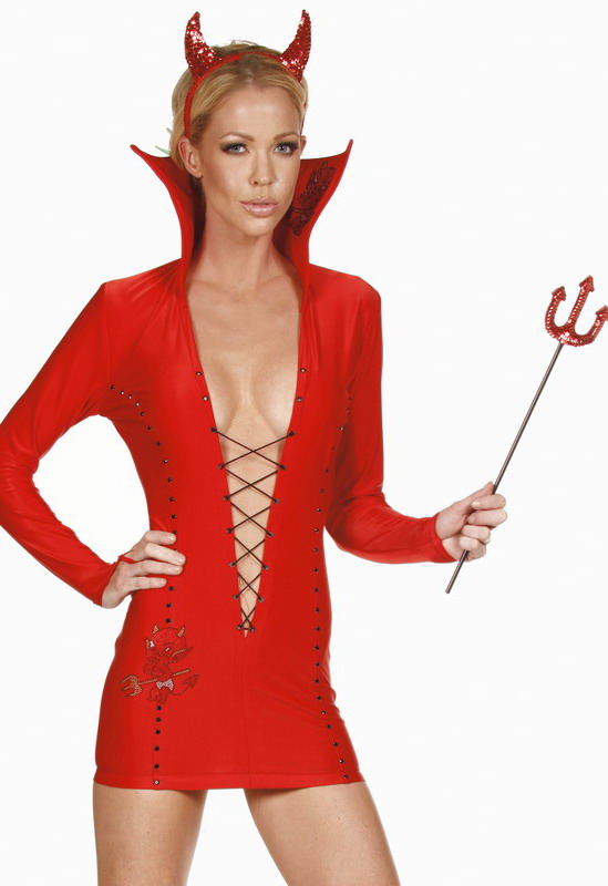 Tenue Diable Mini Robe Demon Halloween T Costume eBay