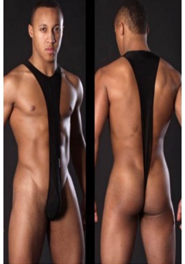 Body String Homme Transparent NOir