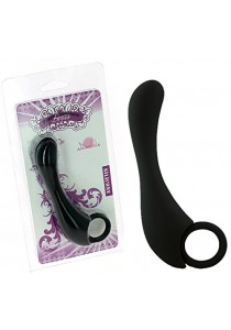 Stimulateur Anal Prostate Lover en Silicone noir 15 cm