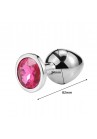 Bijou Intime Style ROSEBUD Plug anal Métal Rose Taille M