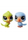 Hasbro Figurine Petshop : Duo Mini Figurines Série 1: Leo Lovefeather et Lolly Lovington