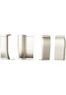 Legrand Kit de contournement-pour plinthe céliane déco 82 x 12,5 mm Gris Titane