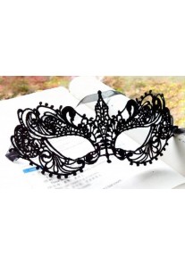 Masque Dentelle Sexy Lou Venitien Romantic Noir