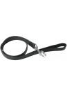 Martin Sellier Laisse Cuir Chien Bords Arrondis Noir 1.4/100cm