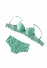 Ensemble Soutien-Gorge / Culotte Laçage 16004 Vert pal