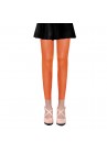 Collants Voile Opaques 50 Deniers Sans Pied Leggings Orange