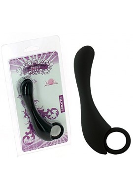 Stimulateur Anal Prostate Lover en Silicone noir 15 cm