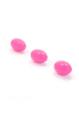 Boules de Geisha Triple Oeuf Anal Rose