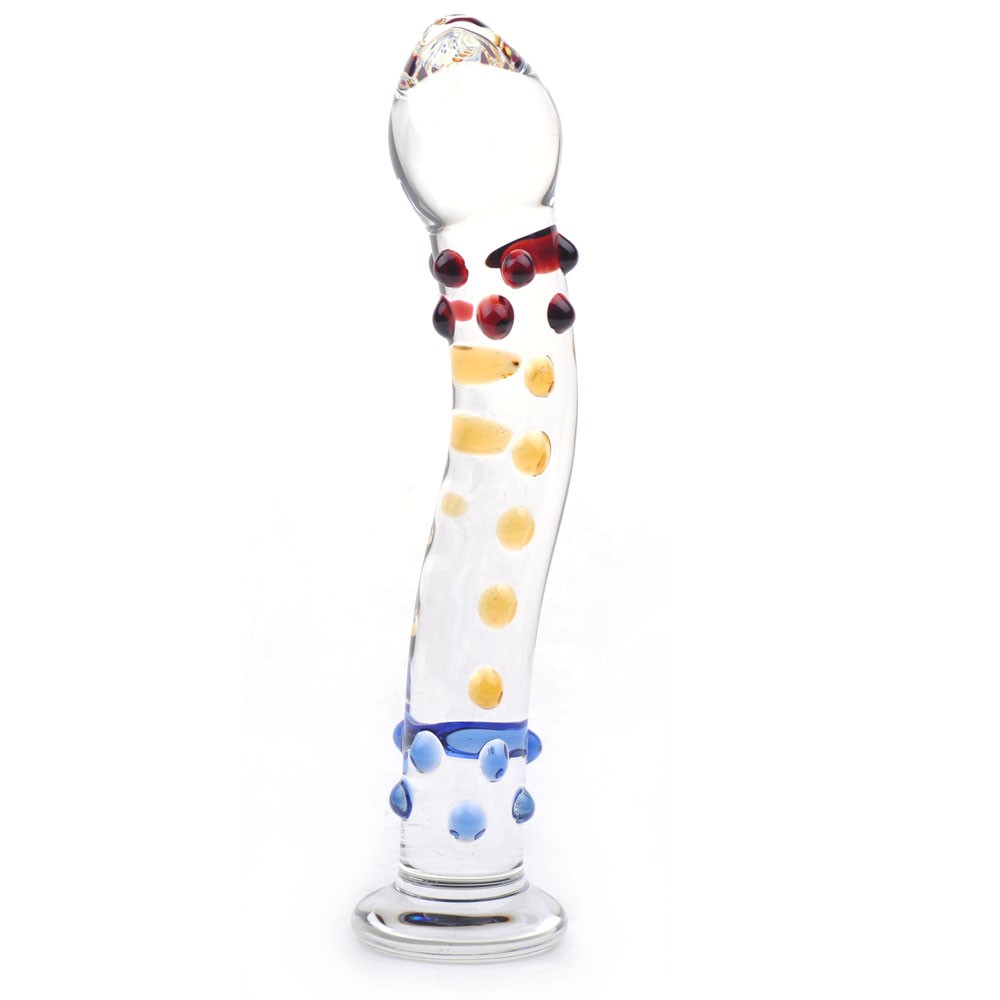 Gode En Verre Fusée - Bleu, Vagues - Marque Perfect Sex - Neuf - Sex Toy