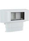 Legrand Cadre Double pour Montage appareillage Mosaic sur Moulure 12,5 mm