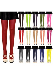 Collants Voile Opaques 50 Deniers (Rouge, Bleu, Rose, Violet, Vert, Beige, Jaune, Gris, Creme, Marron, Noir, Blanc)