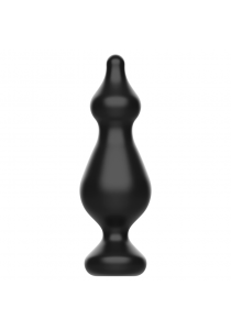 Anal Kick Butt Plug Picket Ondulé Noir 13.6cm