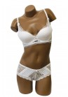 Ensemble Soutien-Gorge / Culotte 16006B Blanc