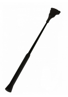 Cravache pied Caoutchouc Noir 46cm