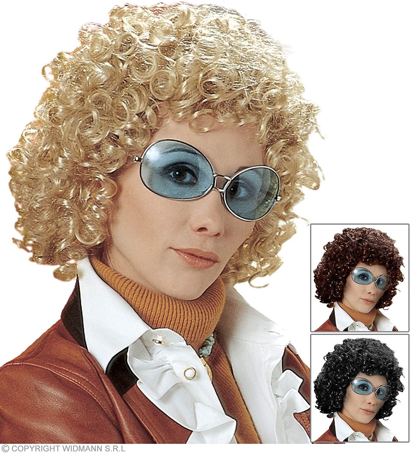 Widmann - Perruque Seventies, années 60, cheveux longs