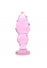 Gode Anal Plug Butt Picket Verre Liane Rose