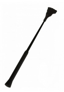 Cravache pied Caoutchouc Noir 46cm