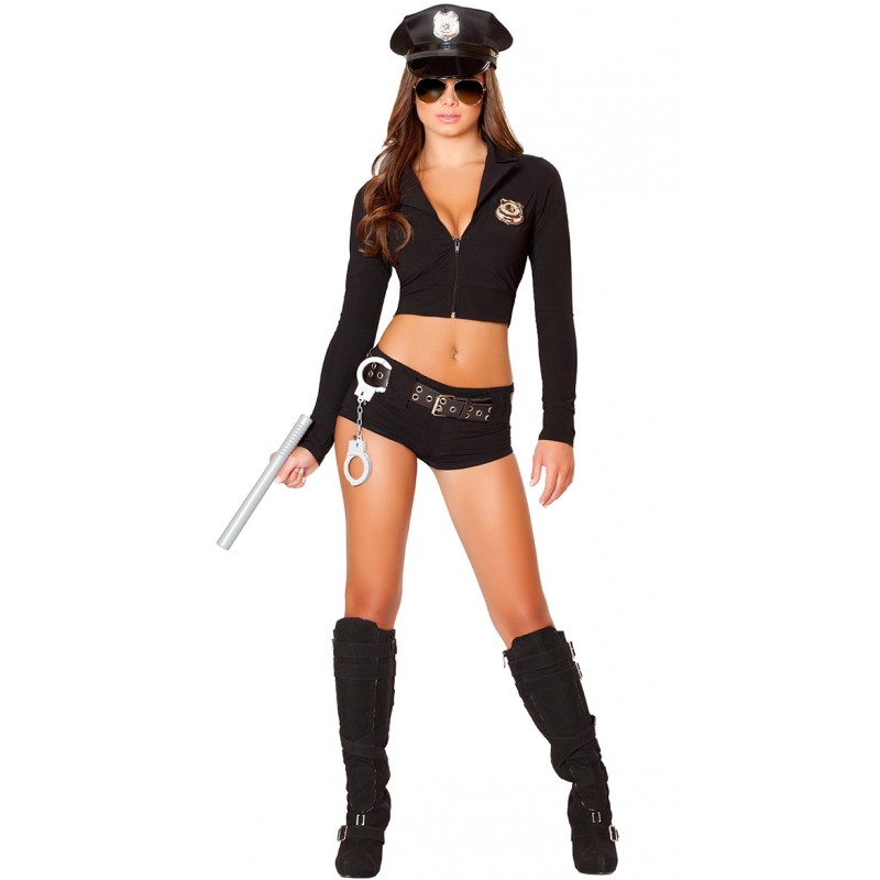 Tenue Costume Policière 6 pièces Sexy Police
