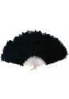 Eventail en Plumes Noir