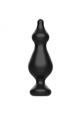 Anal Kick Butt Plug Picket Ondulé Noir 13.6cm