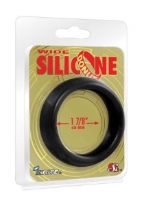 Ignite Large 1,88 en. Coque en silicone en forme de donut – Noir