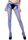 Collant Voile Suspendu Ouvert Bleu Roy