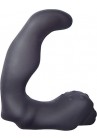 Velvet Plush Plug Anal Vibrant Mini Prostate en Silicone Noir