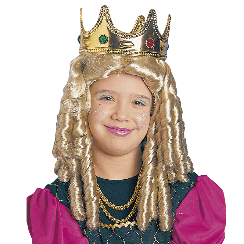 Widmann Perruque Princesse Bouclée Blonde Enfant