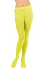 Widmann Collant Voile Uni Jaune Fluo