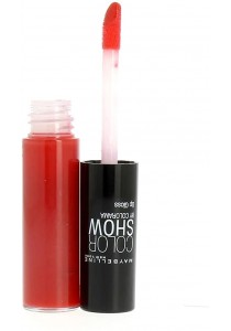 Gemey Maybelline Gloss ColorShow 390 Forbidden Red