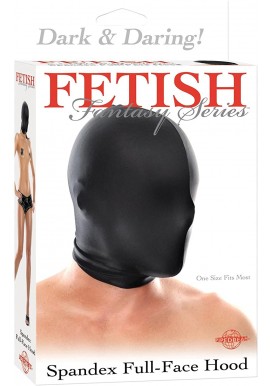 Fetish Fantasy Cagoule Spandex Fermée Noir