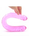 Gode Double Dong Jelly Rose 33 Cm