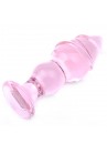 Gode Anal Plug Butt Picket Verre Liane Rose