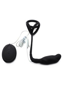 Stimulateur de Prostate Vibrant avec Triple Anneau Cock Ring