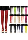 Collants Voile Opaques 50 Deniers (Rouge, Bleu, Rose, Violet, Vert, Beige, Jaune, Gris, Creme)