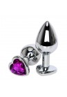 Bijou Intime Style ROSEBUD Plug anal Coeur Métal Rose