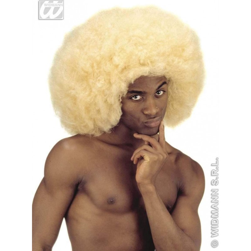 Widmann Perruque Shaggy Maxi Afro Blond