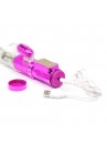 Vibromasseur Rabbit Strass Diamond USB 36 Modes