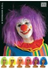 Widmann Perruque Carnaval Flashy Clown (Orange, Jaune, Violet, Rose, Bleu, Vert)
