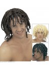 Widmann Perruque Rasta Bob (Blond, Chatain, Noir)