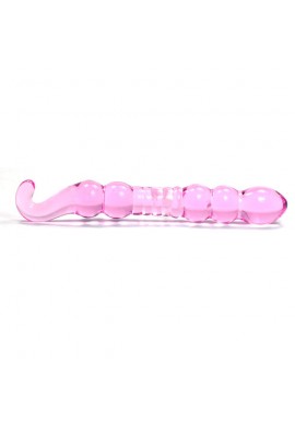 Gode Verre Double Rose Transparent Crochet