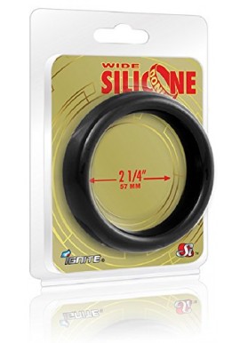 Ignite Anneau de Pénis Donut Ring en Silicone Noir 57 mm