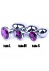 Bijou Intime Style ROSEBUD Plug anal Métal Rose S M L