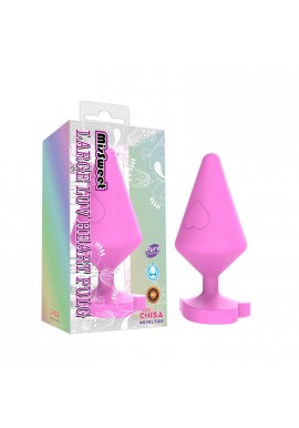 Plug Anal Large Luv Heart Plug Rose