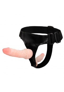 Gode ceinture harness double insertion réaliste